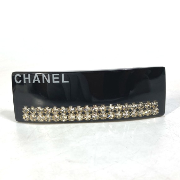Chanel 05P hair accessory Valletta Black Silver - Picture 1 of 10